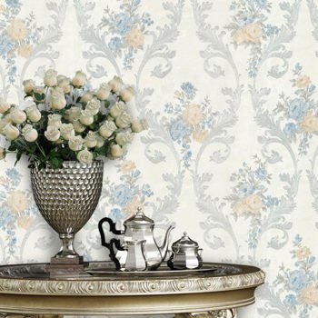 کاغذ دیواری طرح داماسک گلدار کد AK28269